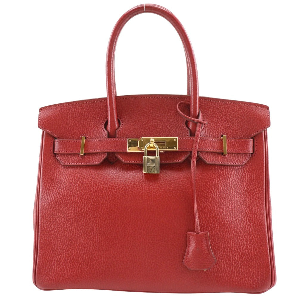 Hermes Birkin 30 Handbag Ardennes Red 1998