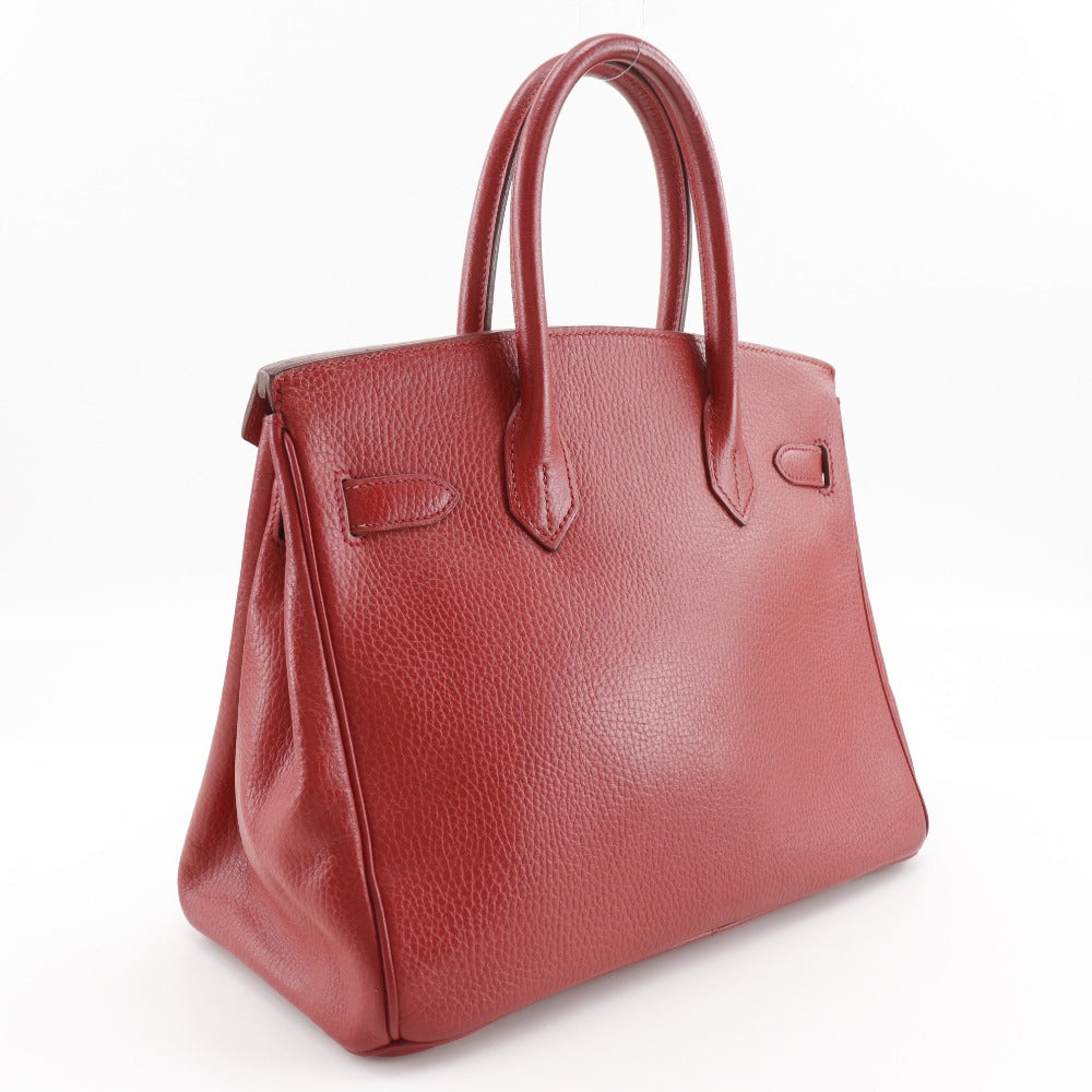 Hermes Birkin 30 Handbag Ardennes Red 1998