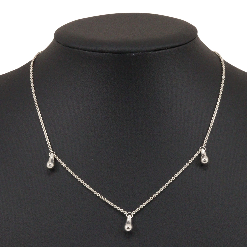 Tiffany Teardrop 3P Necklace Silver 925