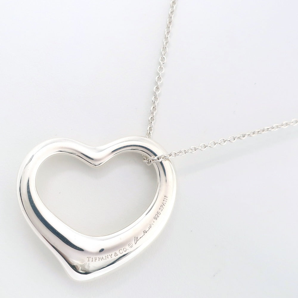 Tiffany Open Heart Large Necklace Silver 925