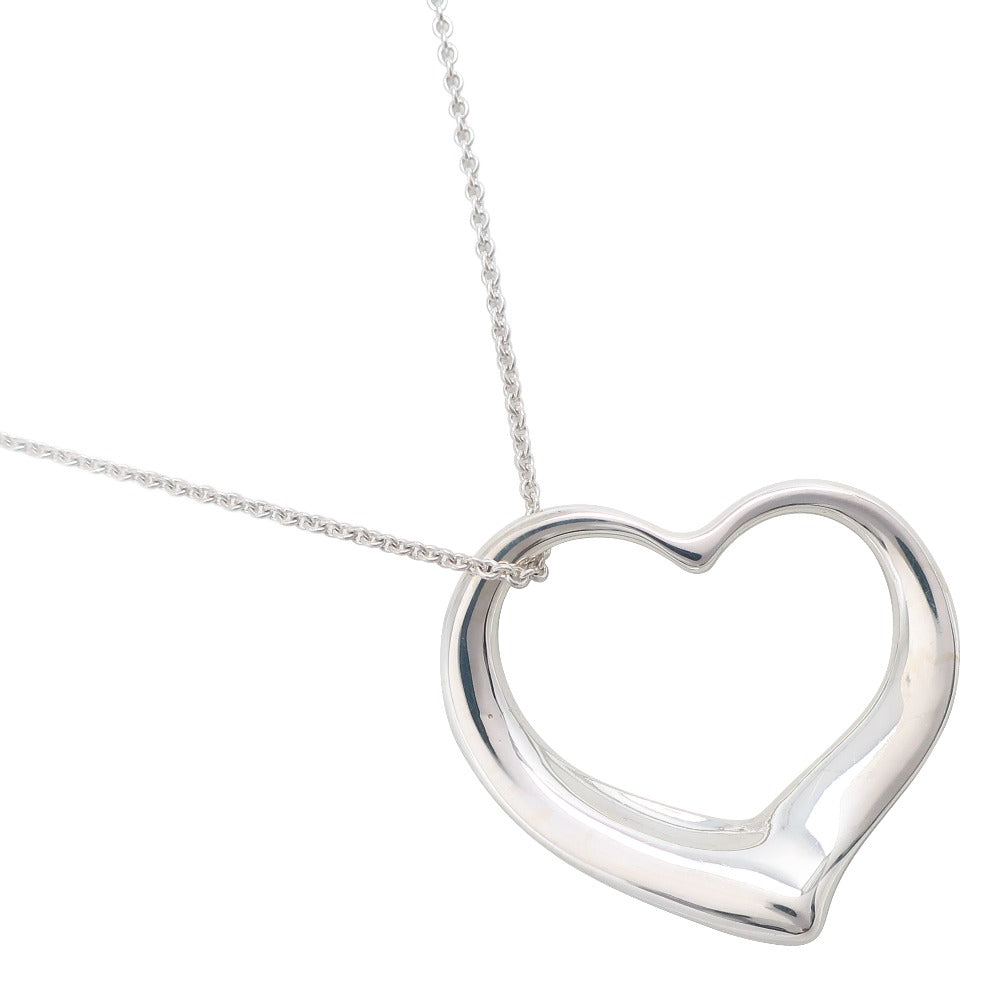 Tiffany Open Heart Large Necklace Silver 925