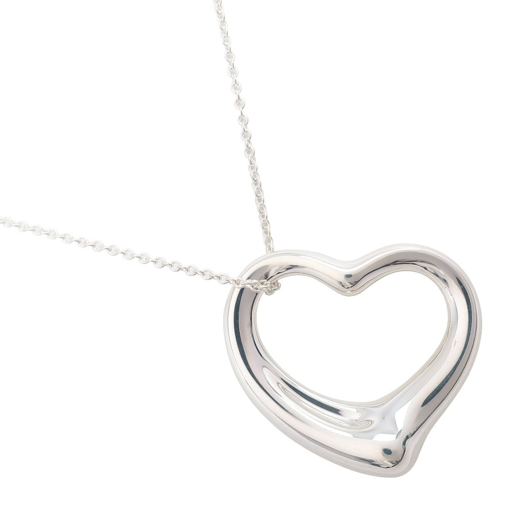 Tiffany Open Heart Large Necklace Silver 925