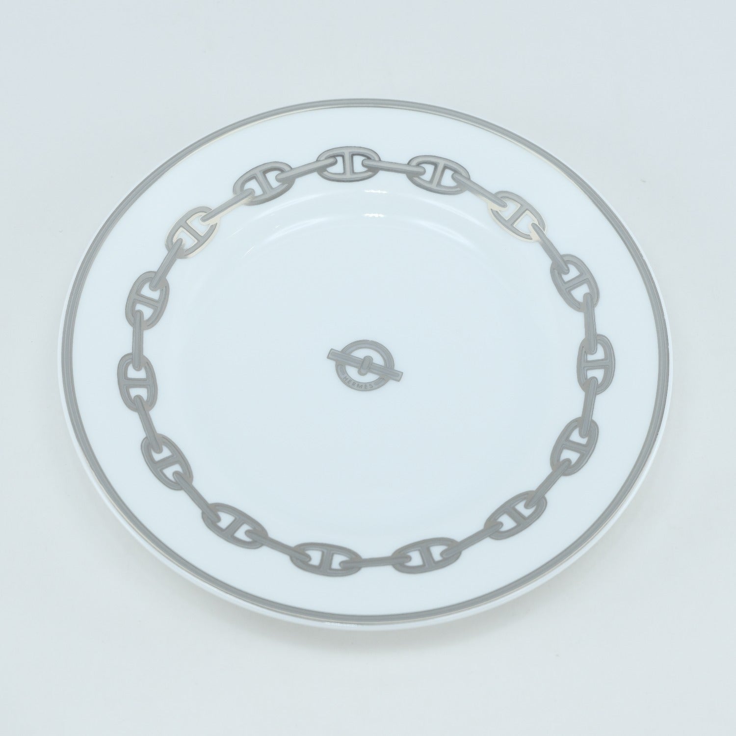 Hermes Chaine d'Ancre Porcelain Plate Set