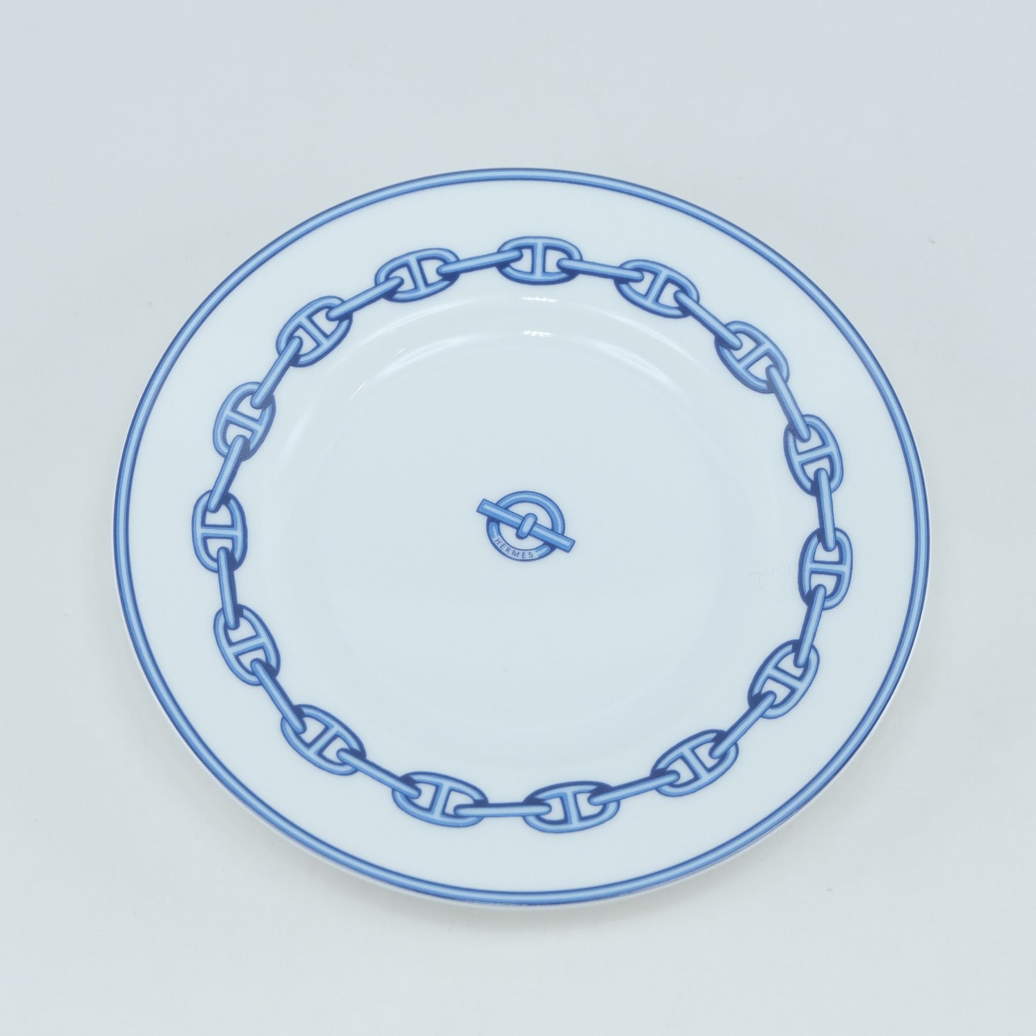 Hermes Chaine d'Ancre Porcelain Plate Set