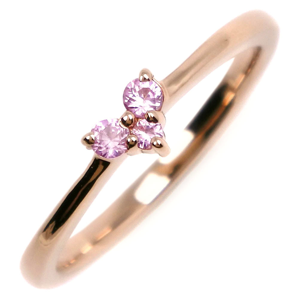 K18 Pink Gold Heart Ring