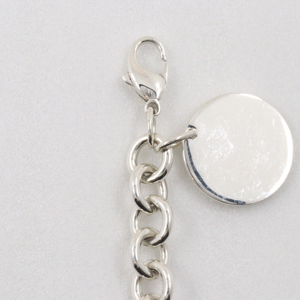 Tiffany & Co Silver Bracelet Round Tag