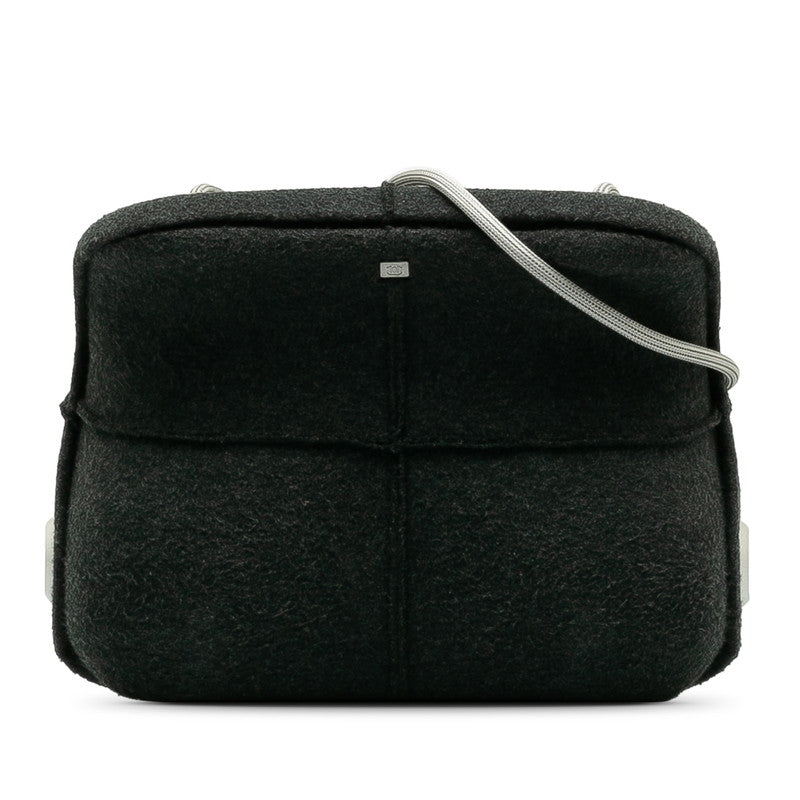 Chanel  Millennium Felt Crossbody Bag Canvas Shoulder Bag in Good condition