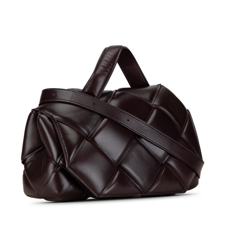 Bottega Veneta Maxi Intrecciato Leather Crossbody Bag Leather Crossbody Bag in Good condition