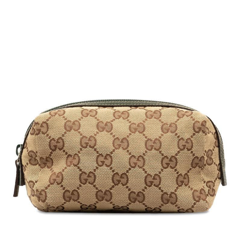 Gucci GG Canvas Cosmetic Pouch  Canvas Vanity Bag in Good condition