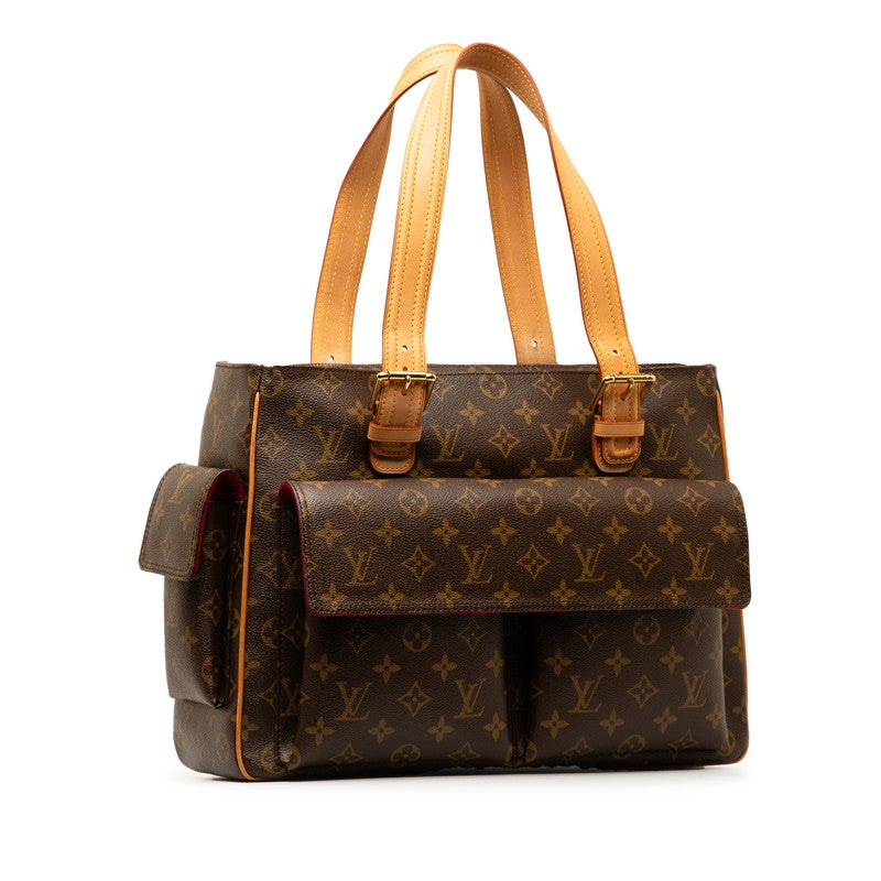 Louis Vuitton Multiplicite Tote Bag Canvas Tote Bag M51162 in Good condition