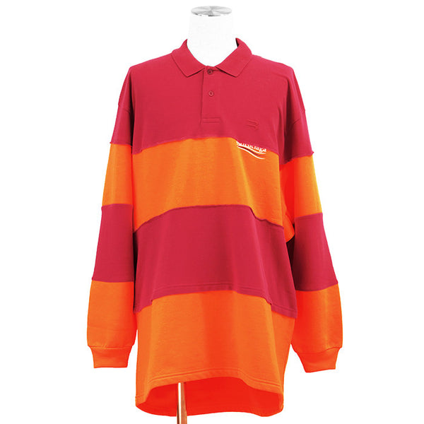 Balenciaga Cotton Blend Sweatshirt Polo Shirt