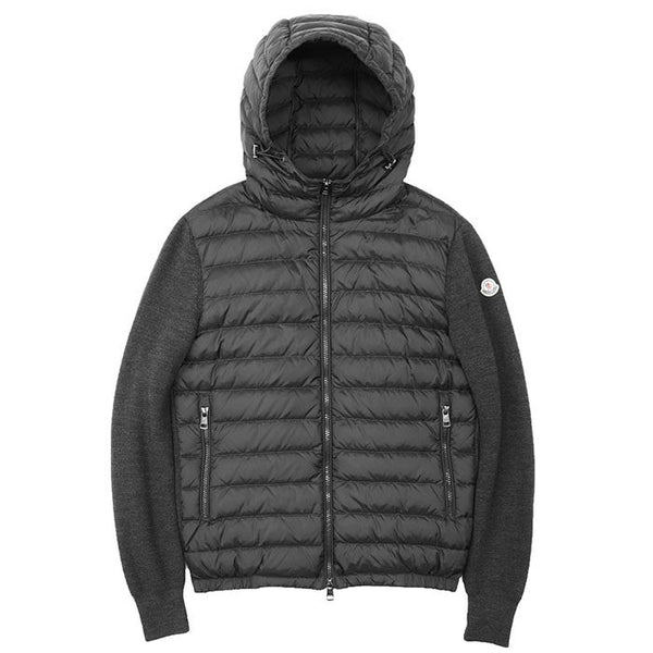 Moncler Maglione knit combination down jacket