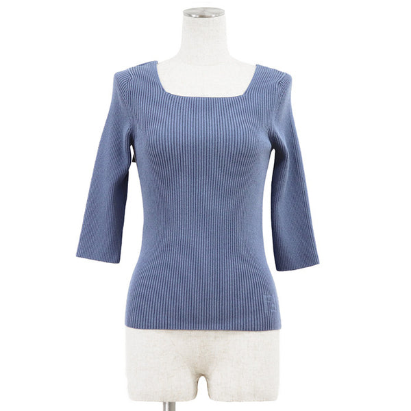 Fendi Ribbed Knit Top