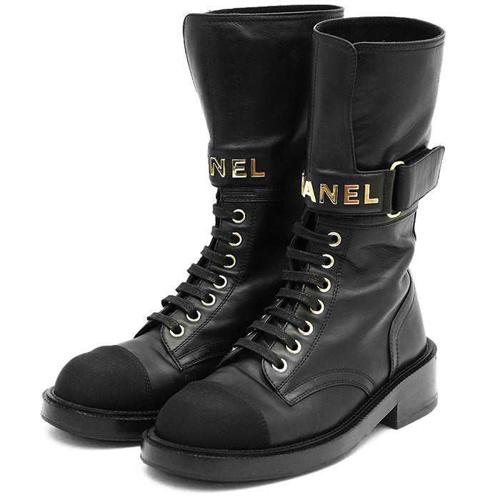 Chanel Leather Boots