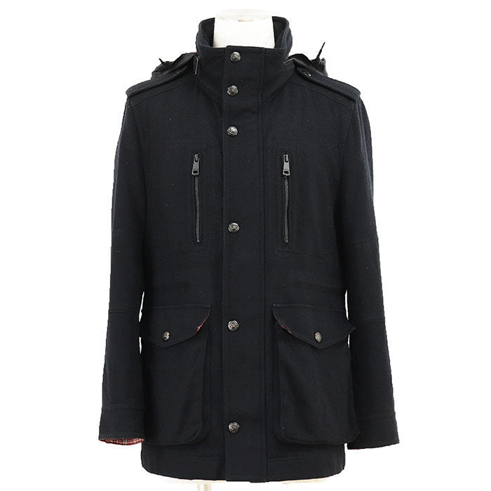 BURBERRY BLACK LABEL Wool Nylon Coat