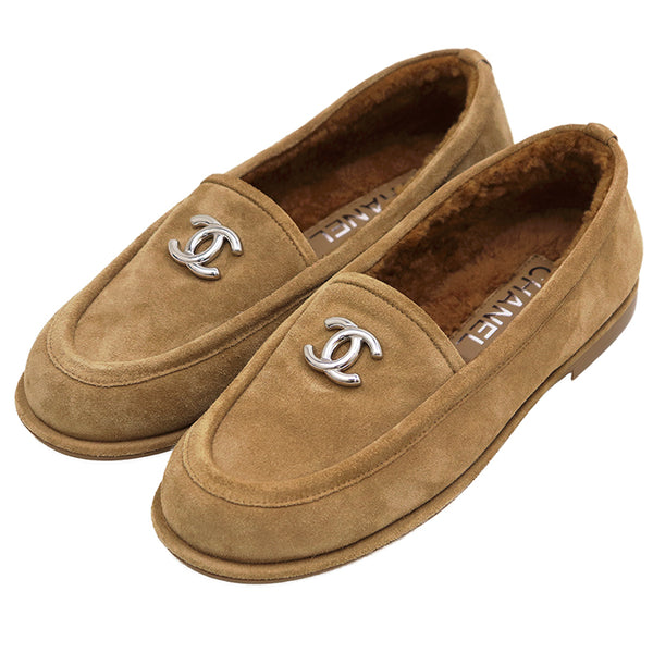 Chanel Suede Loafers