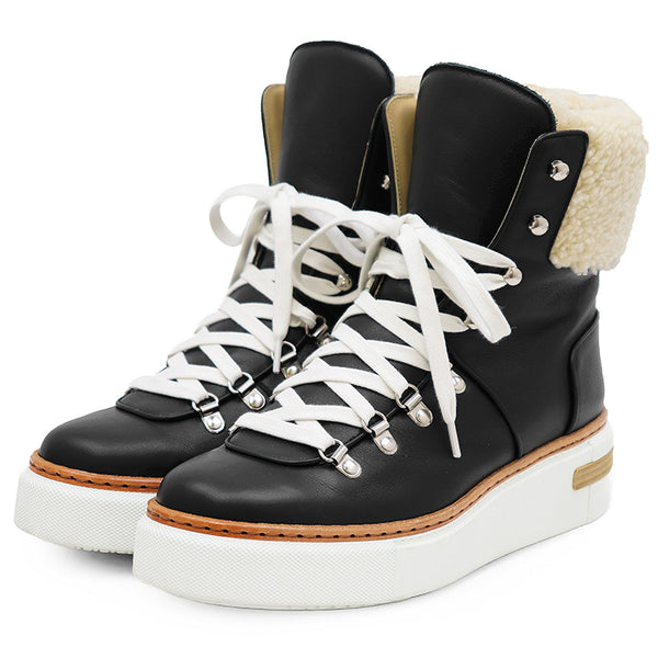 Hermes Flocon Leather Boots