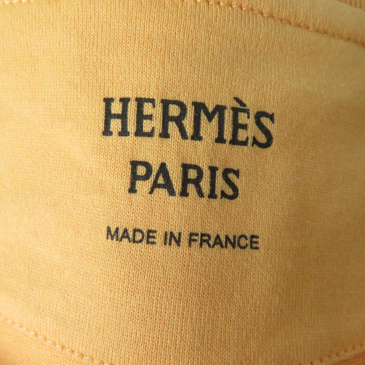 HERMES Clochette Embroidery Cotton T-Shirt