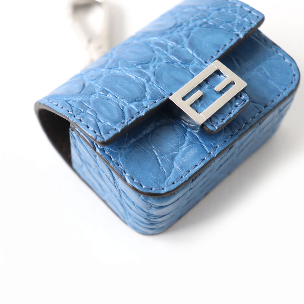 Fendi Caiman Leather Baguette Charm AirPods Pro Case