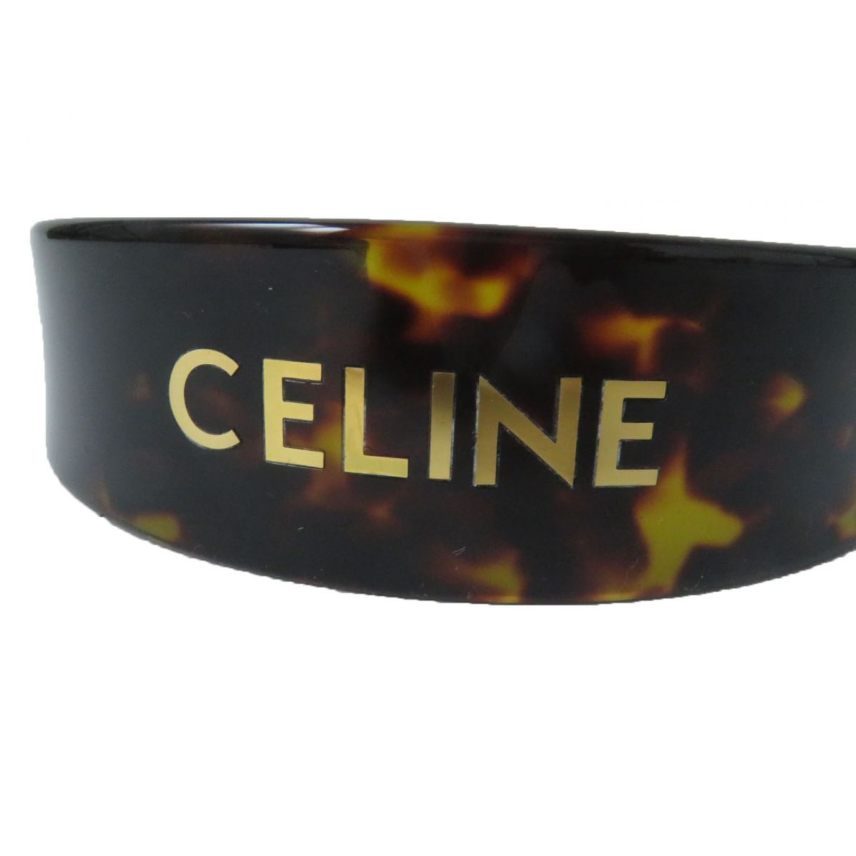 Celine Logo Headband Hair Accessory Brown