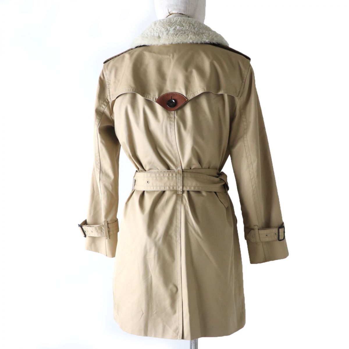 Coach F76255 Women's Trench Coat Beige