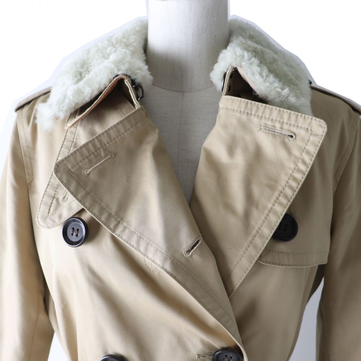 Coach F76255 Women's Trench Coat Beige