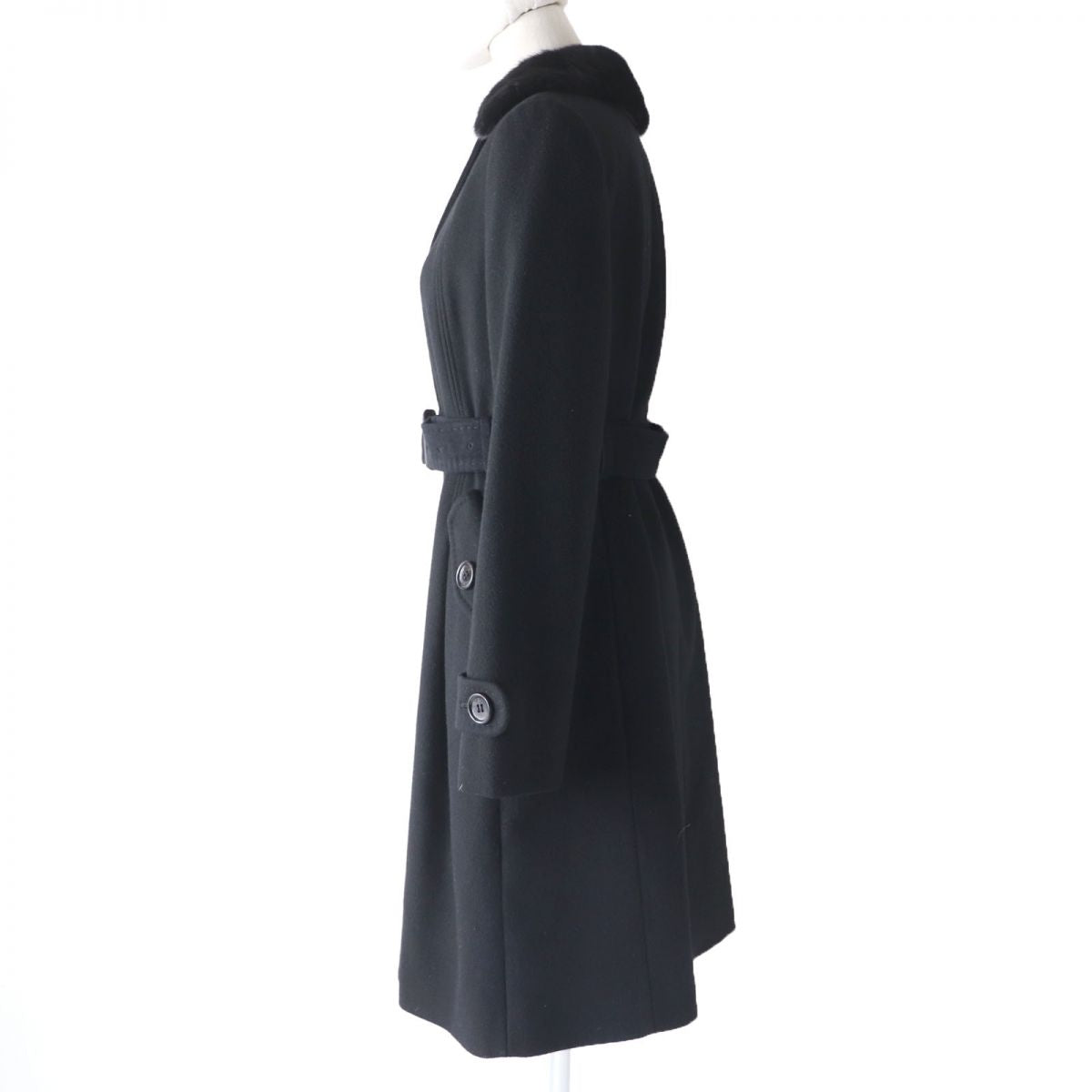 Burberry Cashmere Coat FN328-922 Black