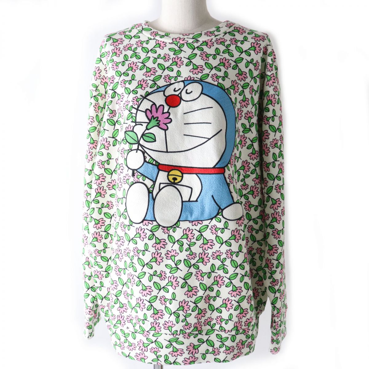 Gucci Doraemon Floral Sweatshirt White M