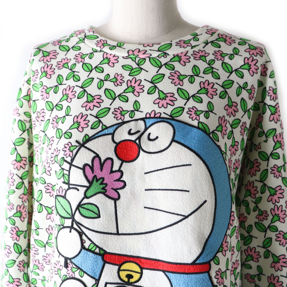 Gucci Doraemon Floral Sweatshirt White M