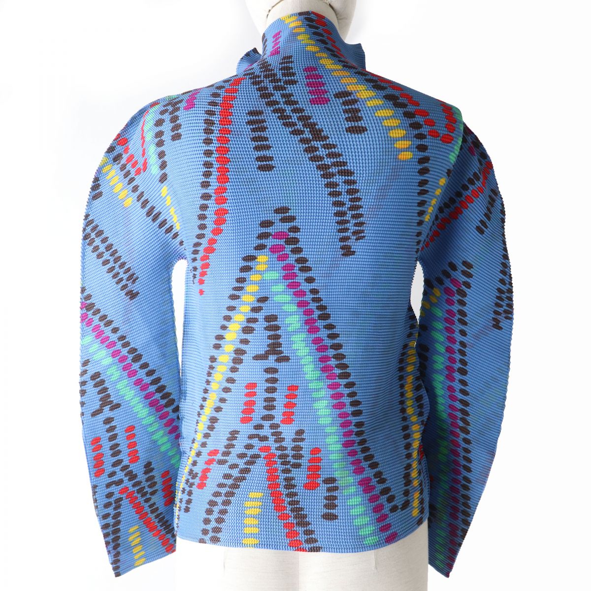 Issey Miyake Long Sleeve High Neck Top