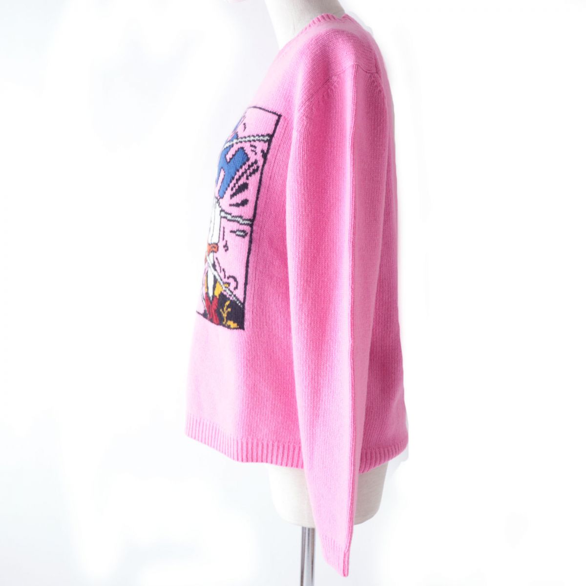 GUCCI x DISNEY Donald Duck Knit Sweater Pink S