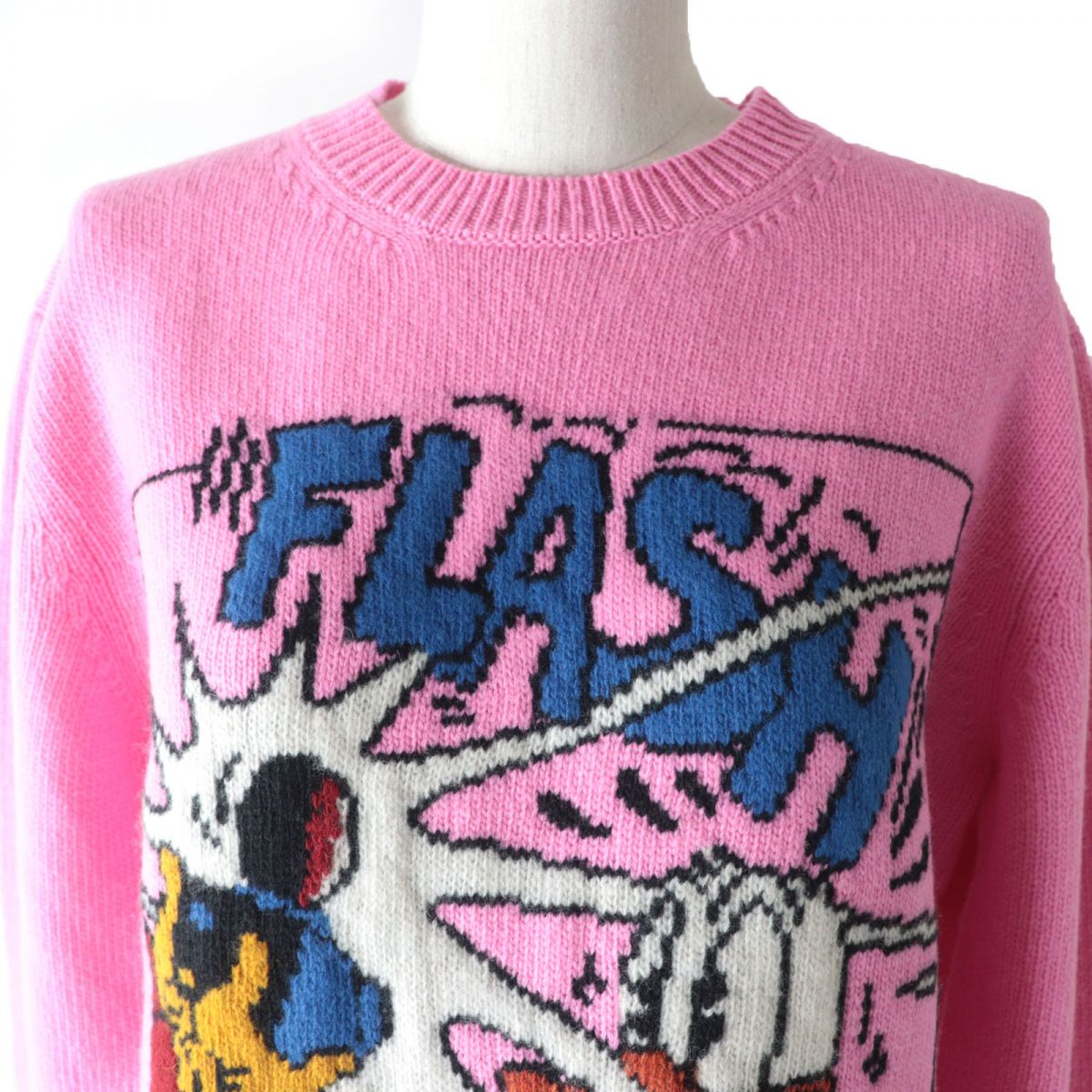 GUCCI x DISNEY Donald Duck Knit Sweater Pink S