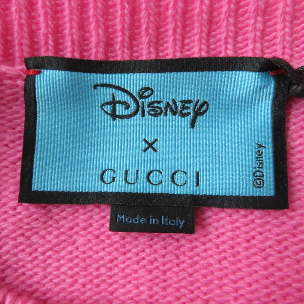 GUCCI x DISNEY Donald Duck Knit Sweater Pink S