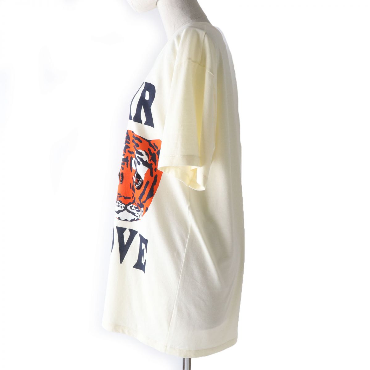 Gucci Tiger Print Sequined Cotton T-Shirt M