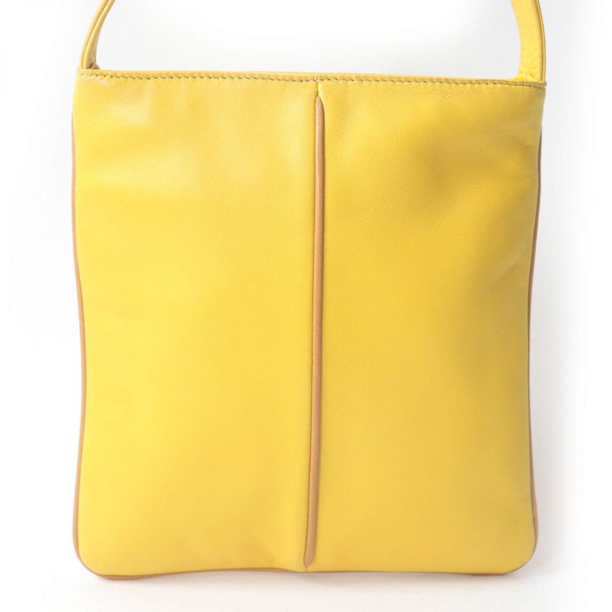 Loewe Nappa Leather Shoulder Bag Yellow Beige