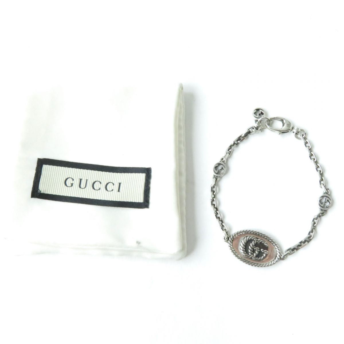 Gucci Double G Ag925 Bracelet Silver