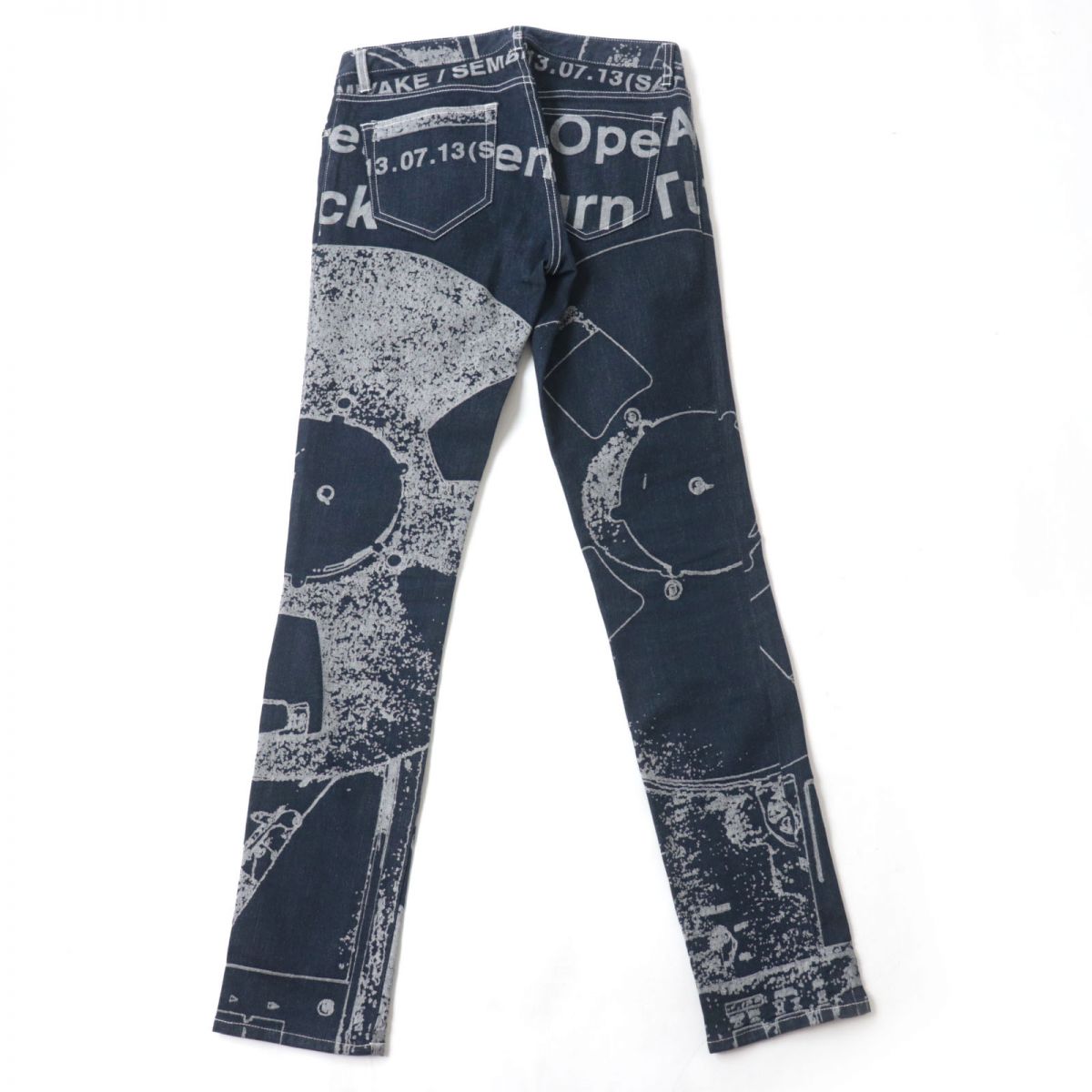 Issey Miyake Denim Pants IM33FF527 Indigo Blue