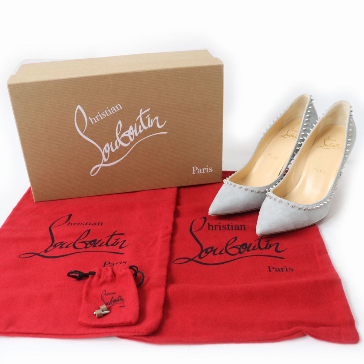 Christian Louboutin Anjalina 85 Suede Pumps