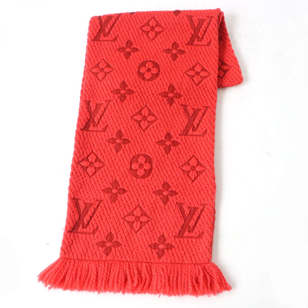 Louis Vuitton Logomania Monogram Silk Blend Scarf