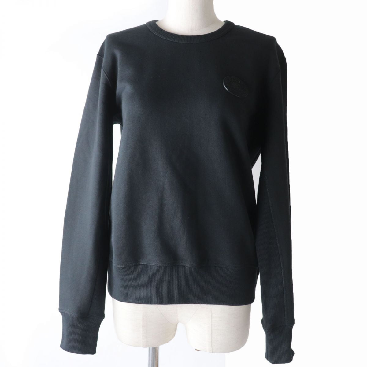 Burberry Logo Patch Sweatshirt Black XS