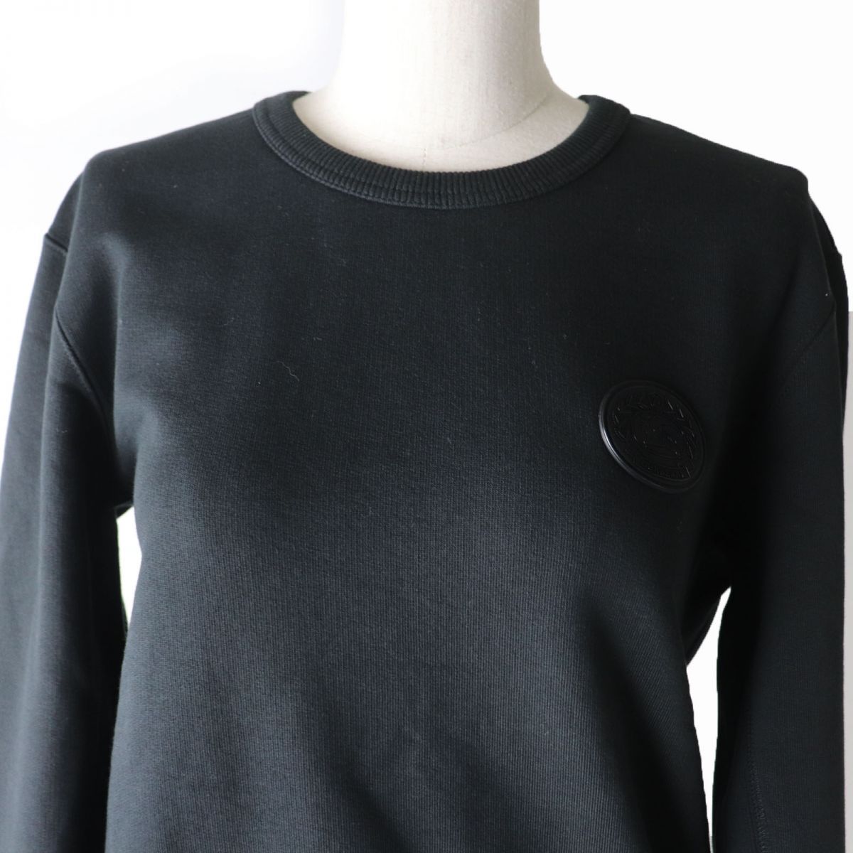 Burberry Logo Patch Sweatshirt Black XS