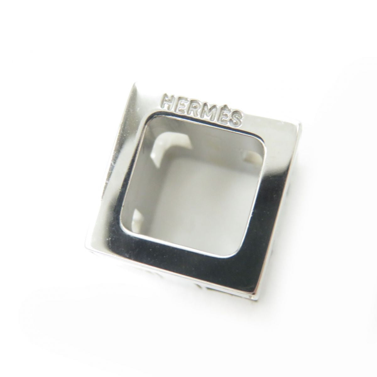 Hermes Cage d'Ache H Cube Necklace Pendant