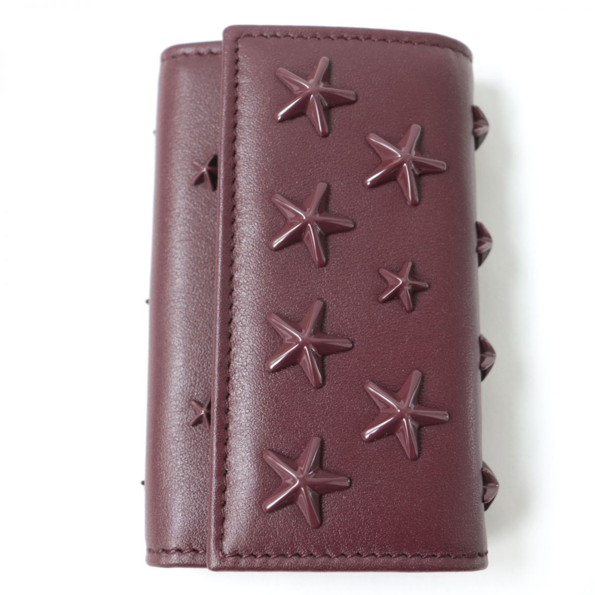 Jimmy Choo NEPTUNE Star Studs Leather Key Holder