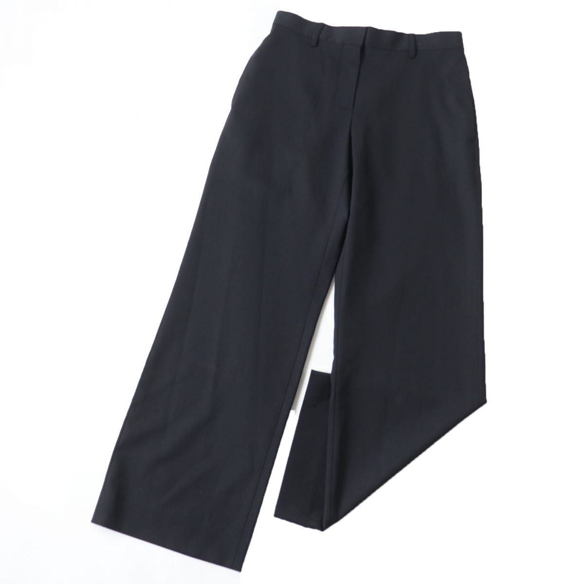 Loewe Wool Wide Pants Black Size 36