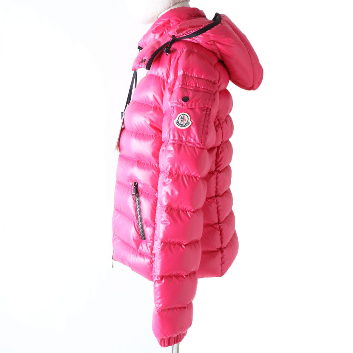 Moncler BADY ZIP UP Down Jacket with Hood, Pink