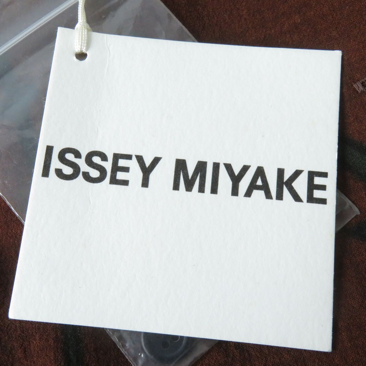 Issey Miyake Sleeveless Long Shirt Brown/Orange