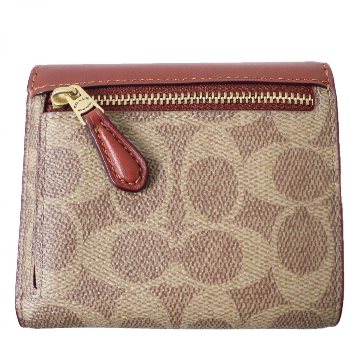 Coach C2329 Signature Canvas Small Wallet