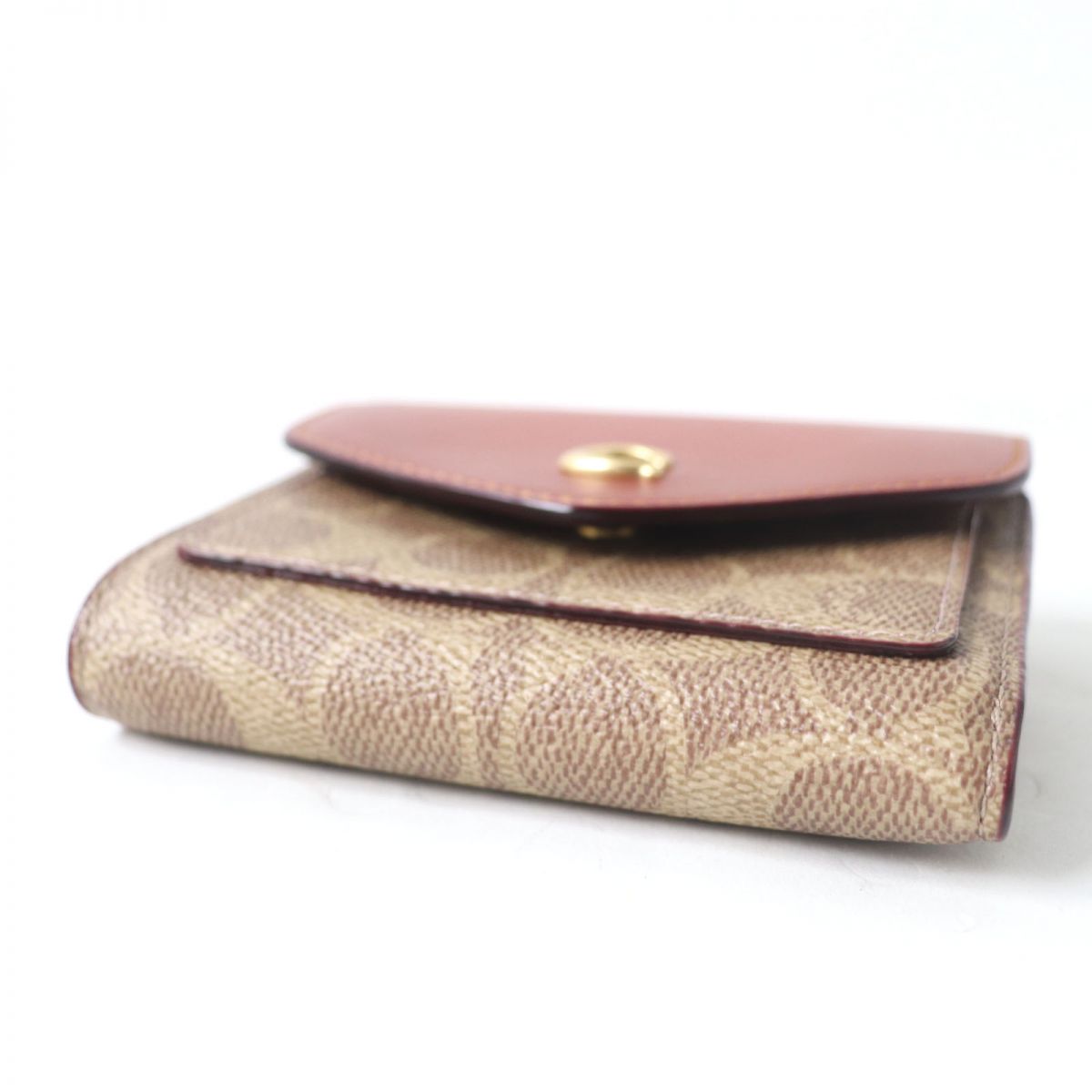 Coach C2329 Signature Canvas Small Wallet