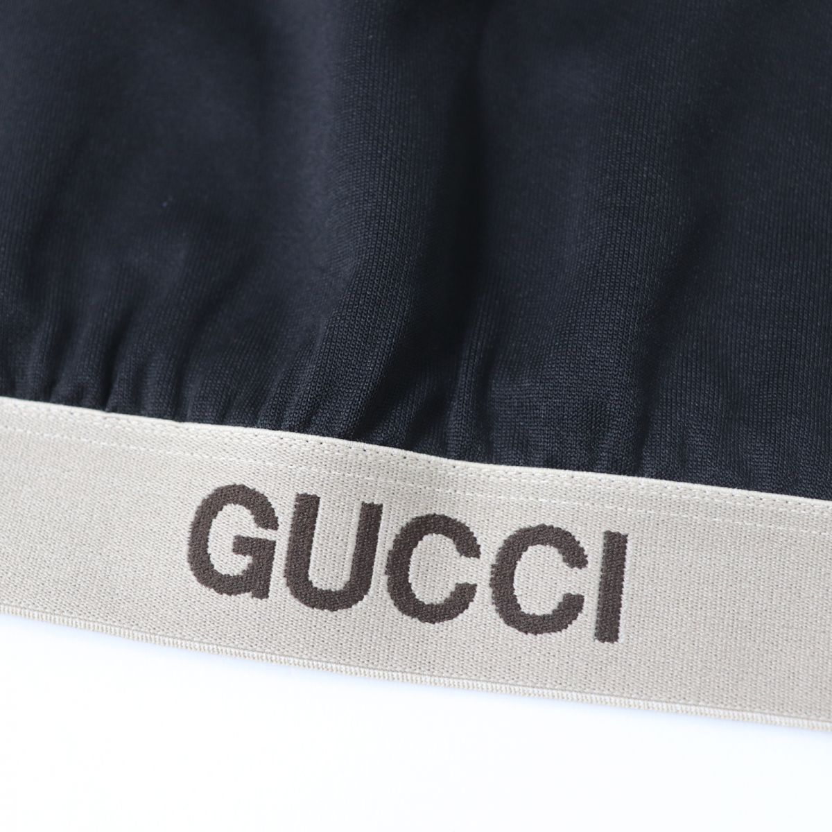 GUCCI 672401 Logo Tank Top Black XS