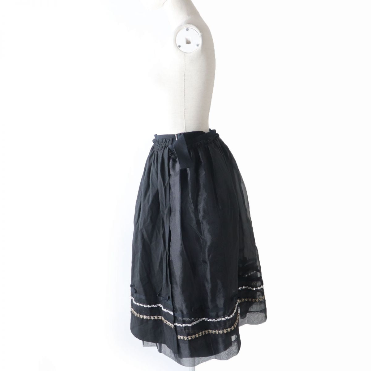 COMME des GARCONS TB-S205 Wrap Skirt Black S